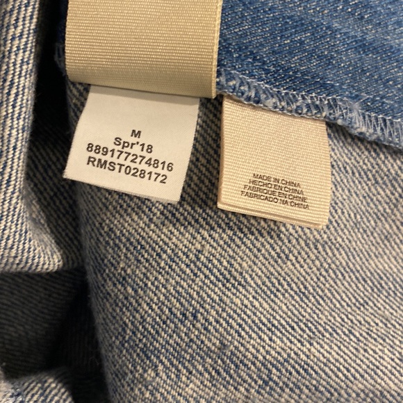 Rachel Rachel Roy Tops Rachel Roy Frilled Sleeveless Denim Top Size M - Picture 6 of 10